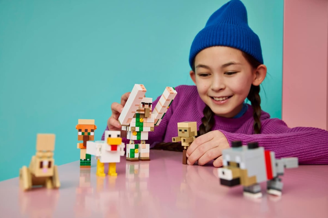 LEGO Minecraft 21592 Kuřecí žokej a útok v poušti 2